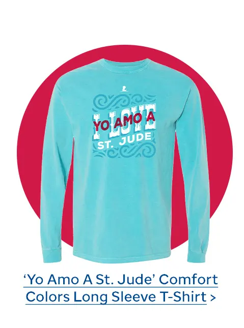 'Yo Amo A St. Jude' Comfort Colors Long Sleeve T-Shirt